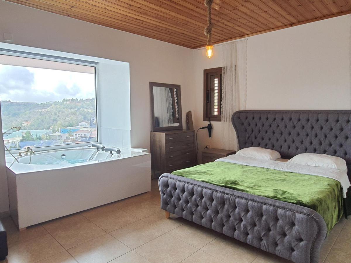 Aprosmeno Jacuzzi House 1 Villa Agros Buitenkant foto