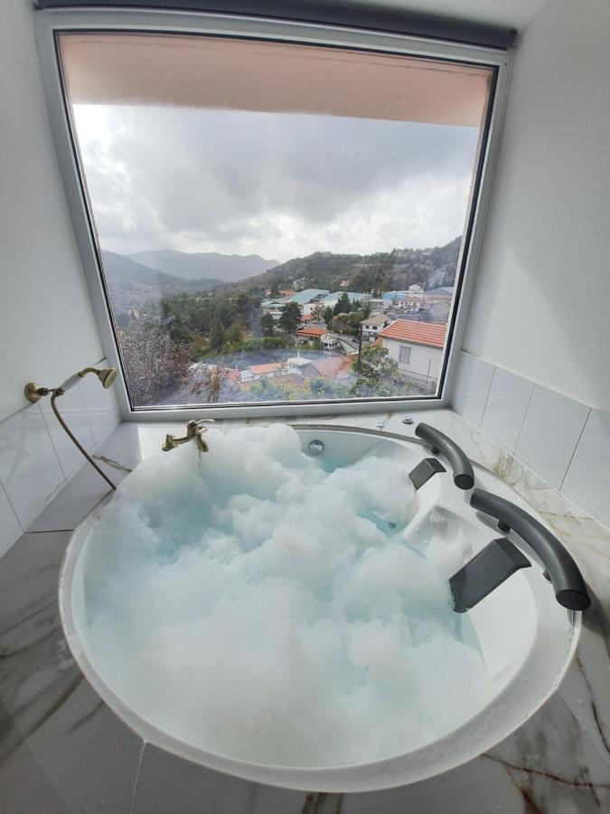 Aprosmeno Jacuzzi House 1 Villa Agros Buitenkant foto